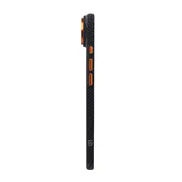 Карбоновый чехол для Apple iPhone 17 Air, LikeCarbon2 SE MagCase, черный, тонкий защитный чехол-панель из поликарбоната с магнитами N52, MagSafe, противоударный, совместим с беспроводной зарядкой, приподнятые края для защиты камеры, ArmorStandart (ARM89166) - мініатюра 6