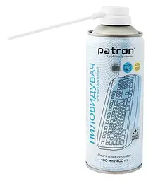 Повітря чистяче Patron для видування пилу, балон, 400 мл (F3-020)