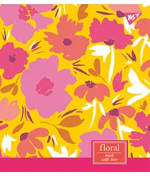 Набір зошитів Yes Floral explosion А5 в клітинку 18 аркушів 10 шт. (765183) - мініатюра 3