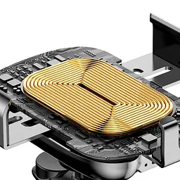 Автомобільний утримувач холдер із БЗУ Baseus Wireless Charger Smart Vehicle Bracket Holder WXZN-01 Black - мініатюра 5