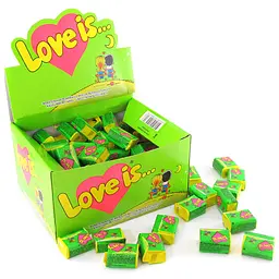 Жуйка Love is Яблуко-Лимон - 1 шт - мініатюра 2