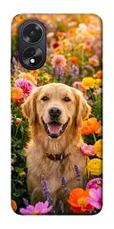TPU чохол Demsky Flowery labrador для Oppo A38