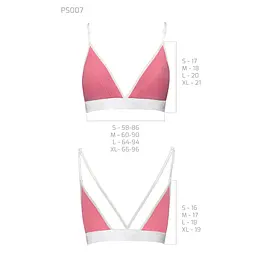 Спортивний топ з подвійними бретелями Passion PS007 TOP L, pink - мініатюра 5