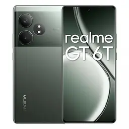 Смартфон Realme GT 6T 12/256Gb Razor Green (UA UCRF) [NFC, 5G]