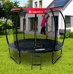 Батут із внутрішньою сіткою inSPORTline Flea PRO 244 см чорний (23878) - мініатюра 3