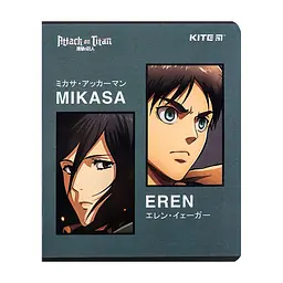 Зошит Kite Attack on Titan, 24 аркуші, лінія (AT24-239), в асортименті - мініатюра 10