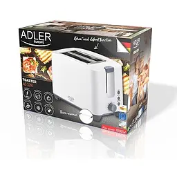 Тостер + підставка для булочок Adler AD 3216 750 Вт 7 режимів автовідключення - мініатюра 6