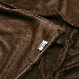 Плед Ardesto Flannel 160х200 см 100% поліестер коричневий pbe0050473 - мініатюра 4