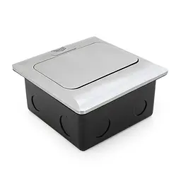 Розетка подвійна напольная висувна із заземленням J28L, Input: AC 100-250V 16A, White - мініатюра 4