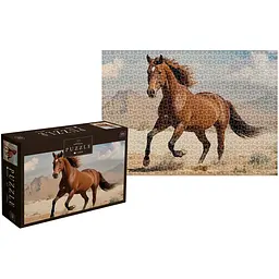 Пазли тришарові Interdruk Horses 2, 1000 шт. (384973) - мініатюра 3