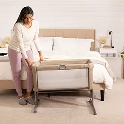Ліжечко Graco Sweet2Sleep Бежеве (GP1814BAOAT000) - мініатюра 4
