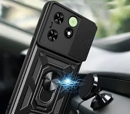 Панель BeCover Military для Tecno Spark 20C (BG7n) Black (710685) - мініатюра 4