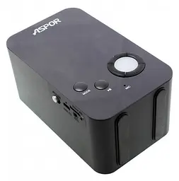 Bluetooth-колонка Aspor портативна з годинником і будильником A658 срібляста - мініатюра 4
