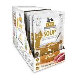 Набір Корм ​​вологий Brit Care Soup Duck д/котів качка суп 75 г 15 шт.