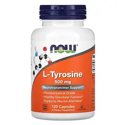 L-Тирозин L-Tyrosine 500 mg 120 капсул NOW vit0006636