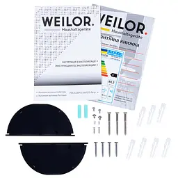 Витяжка декоративна похила WEILOR PDL 62304 BL 1100 LED Strip - мініатюра 13