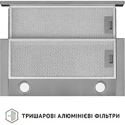 Витяжка телескопічна Perfelli TL 6622 I 1000 LED - мініатюра 6