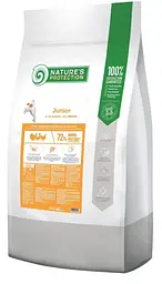 Сухий корм для цуценят усіх порід з м'ясом птиці Nature's Protection Junior All Breeds 18 кг