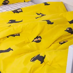 Комплект постільної білизни MirSon Kids Time 17-0572 Black Cat, дитячий - мініатюра 4