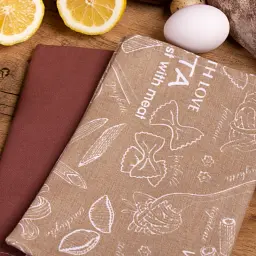 Набір рушників MirSon №631 Macaroni is brown 60х45 см 2 шт. (2200006740636) - мініатюра 2