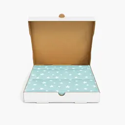 Набір бортиків в ліжечко Cosas Mint Starfaalls 30х60 см/30х120 см бірюзовий (WeltBed_StarsfallMint_2) - мініатюра 2