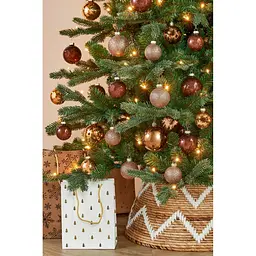 Комплект ялинкових куль Mica Decorations скляні 7/6/5 см шоколад 42 шт. (1180830) - мініатюра 3