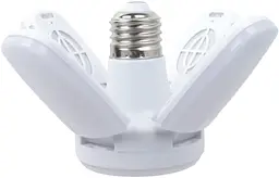 Лампочка складна світлодіодна 4 лопаті E27 KK-202 • LED лампа Mini Fan Blade Bulb E27 KK-202 60W - мініатюра 4