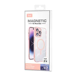 Чохол TPU Edge & PC with MagSafe (Protected Camera & Lens) iPhone 14 Pink - мініатюра 2