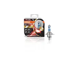 Комплект галогенових ламп OSRAM 64193NB200-HCB H4 Night Breaker +200% 60/55W P43T 12V HardDuopet - мініатюра 2