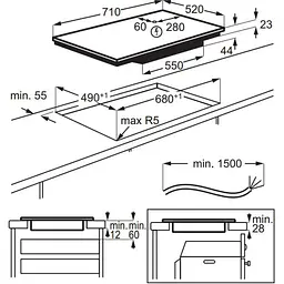 Індукційна варильна поверхня Electrolux EIV734 [137878] - мініатюра 9