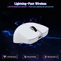 Миша Attack Shark X11SE Wireless White (X11SEW_AS) [176678] - мініатюра 3