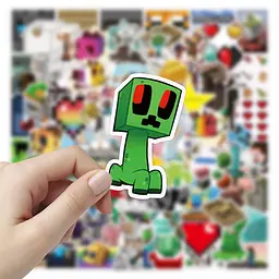 Стікерпак Майнкрафт Набір наклейок GeekLand Minecraft 100 штук - мініатюра 4