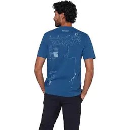 Футболка Mammut Base T-Shirt Men Multi-Pitch M tschiel - мініатюра 5