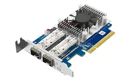 Мережева карта Dual-port SFP+ 10GbE Gen3 x8 (Broadcom BCM57412) QNAP teh0018073 - мініатюра 4