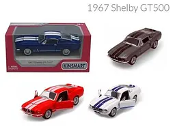 Металева інерційна легкова модель Shelby GT-500 1957 5", відкриваються двері (В асортименті) - мініатюра 3