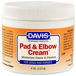 Загоювальний крем Davis Veterinary Pad & Elbow Cream для лап і ліктів собак і коней, 113 мл (PEC04)