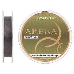 Шнур Favorite Arena PE 4x 150m 0.175/0.071mm 3.5lb/1.4kg Silver Gray (1693.10.88) - мініатюра 2