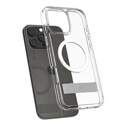 Протиударний чохол Spigen Slim Armor Essential S MagSafe Crystal Clear для iPhone 16 Pro (ACS08165) - мініатюра 5