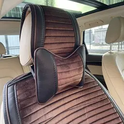 Подушка на підголовник під шию Napoli Premium Коричневі 1 шт - мініатюра 7