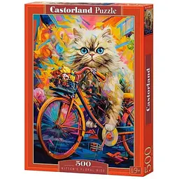 Пазл Castorland puzzle Квіткова прогулянка кошеня, 500 ел. (B-54015)