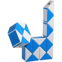 Змійка Рубіка Smart Cube біло-блакитна в коробці SCT401 - мініатюра 2