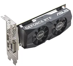 Відеокарта ASUS RTX 3050 6Gb LP BRK OC (RTX3050-O6G-LP-BRK) (GDDR6, 96 bit, PCI-E v4.0 x8) - мініатюра 2
