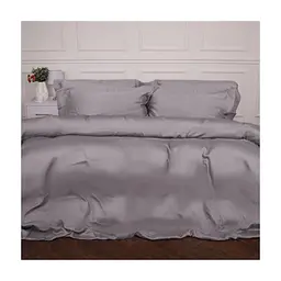 Постільна білизна MirSon Tencel №06 Gray 160х220 полуторний Євро (2200009370489)