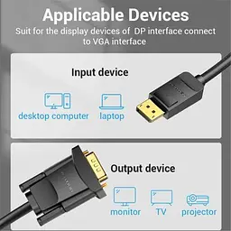 Патч-корд 2м, S/FTP cat 6 RJ-45 Extension black Vention (IBLBH) - мініатюра 9