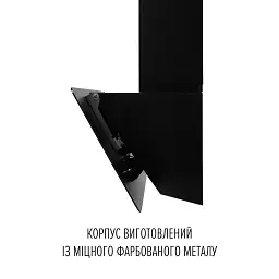Витяжка декоративна похила PERFELLI VIO 6HW NERO - мініатюра 2
