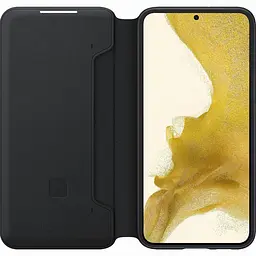 Оригінальний чохол-книжка для Samsung Galaxy S22 Plus Smart LED View Cover Чорний EF-NS906PBEGRU SM-906 - мініатюра 8