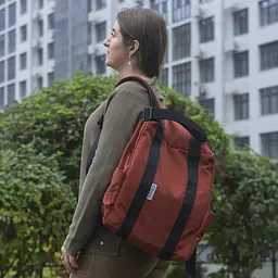 Рюкзак-антикрадій OOLOO Кенгуру mini 40x30x12 см, теракотовий 2249 - мініатюра 7