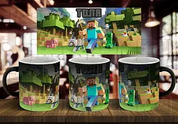 Чашка "Minecraft" з вашим ім'ям 330 мл - мініатюра 2