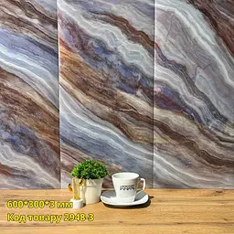 Самоклеюча плитка мармур Loft Expert Реймс 600*300*3 мм - мініатюра 2