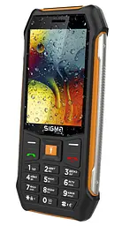 Телефон Sigma X-Style 323 Rain Black-Orange UA UCRF - мініатюра 4